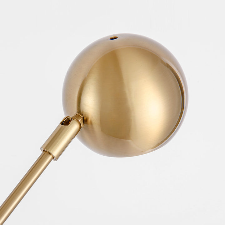 Minimalist Adjustable Floor Lamp with Gold Finish
