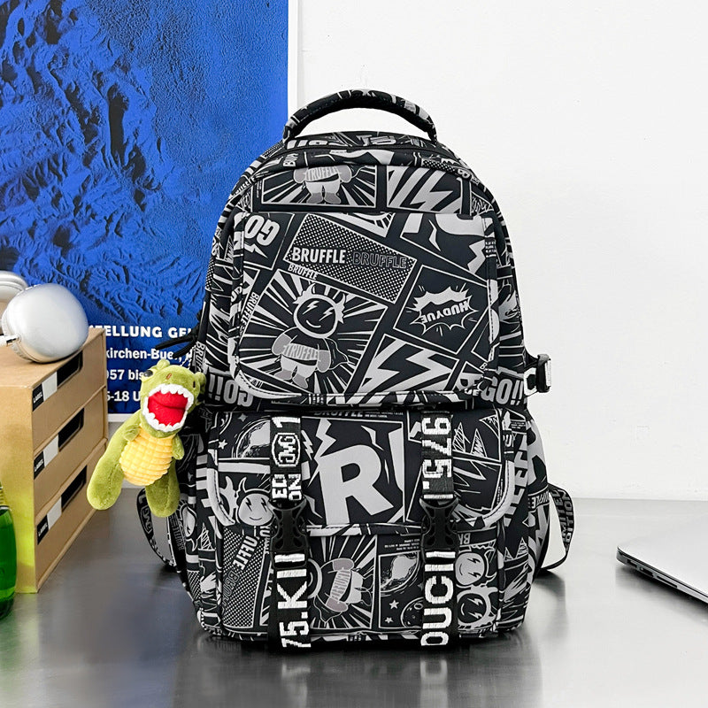 Urban Graphic Print Backpack Kalsten