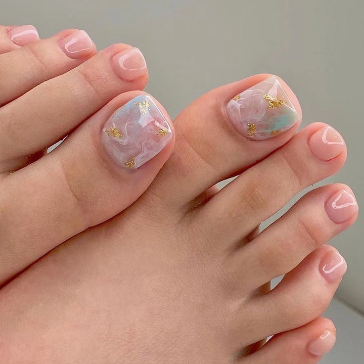 Artistic Toenail Design with Divine Butterfly Design Kalsten