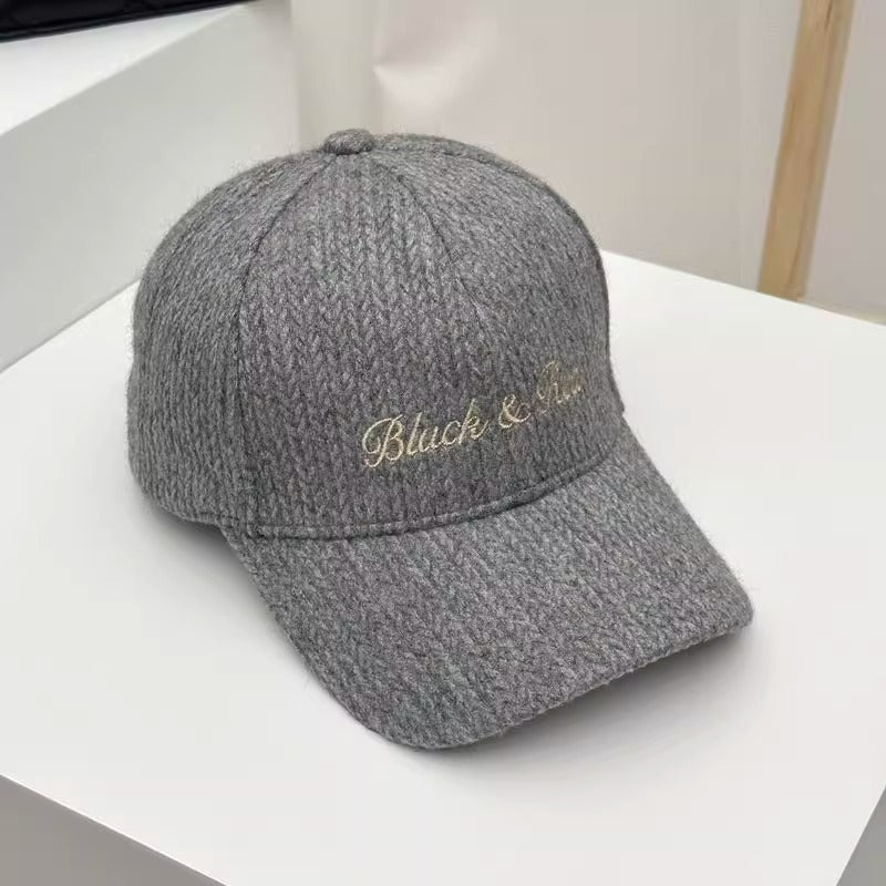 Women's Embroidered Casual Knit Baseball Cap Kalsten
