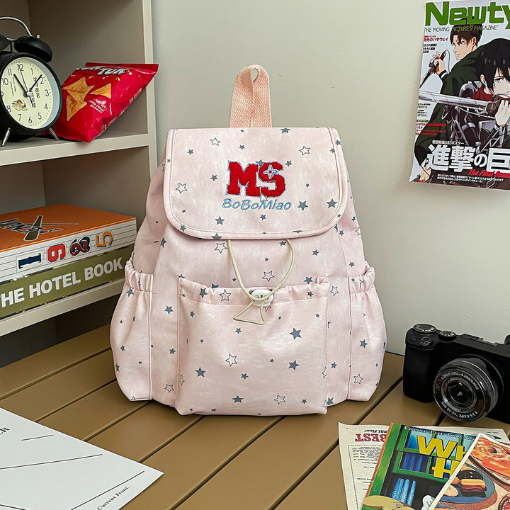 Stylish Star-Embellished Backpack Kalsten 1791205507