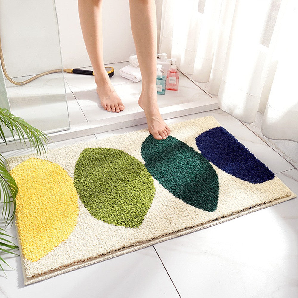 Textured Stone Pattern Bathroom Mat Kalsten