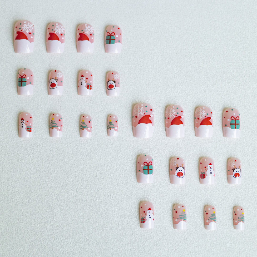 Festive Holiday Nail Art Kit