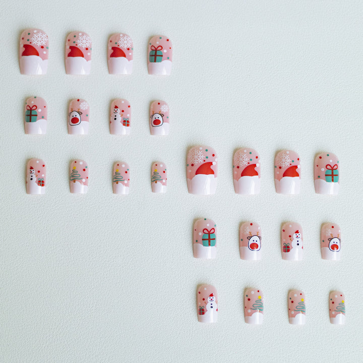 Festive Holiday Nail Art Kit
