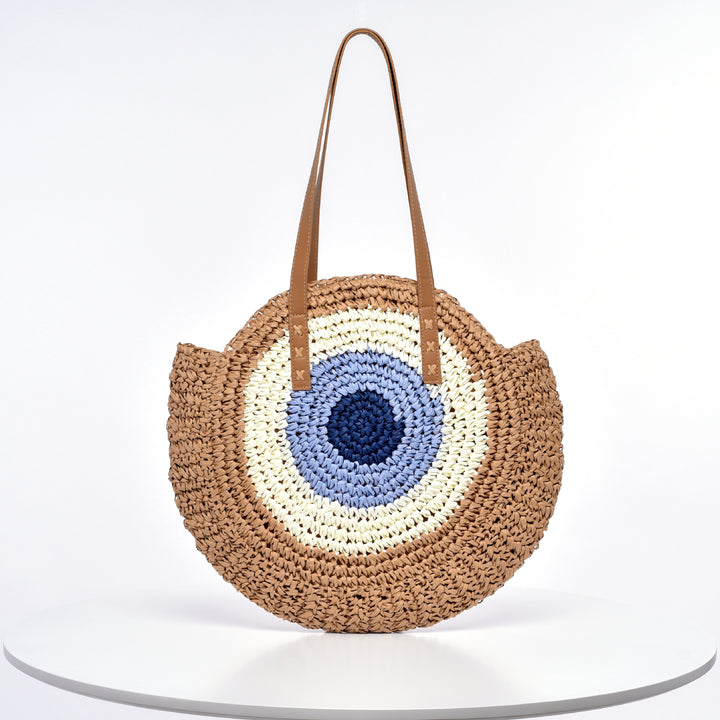 Handmade Round Rattan Bag Kalsten