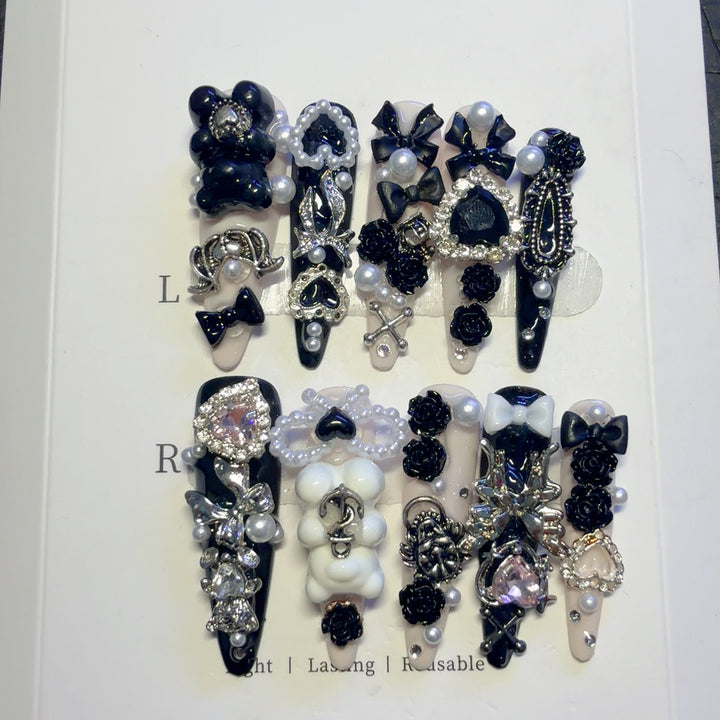 Decorative Rhinestone Hair Accessory Set