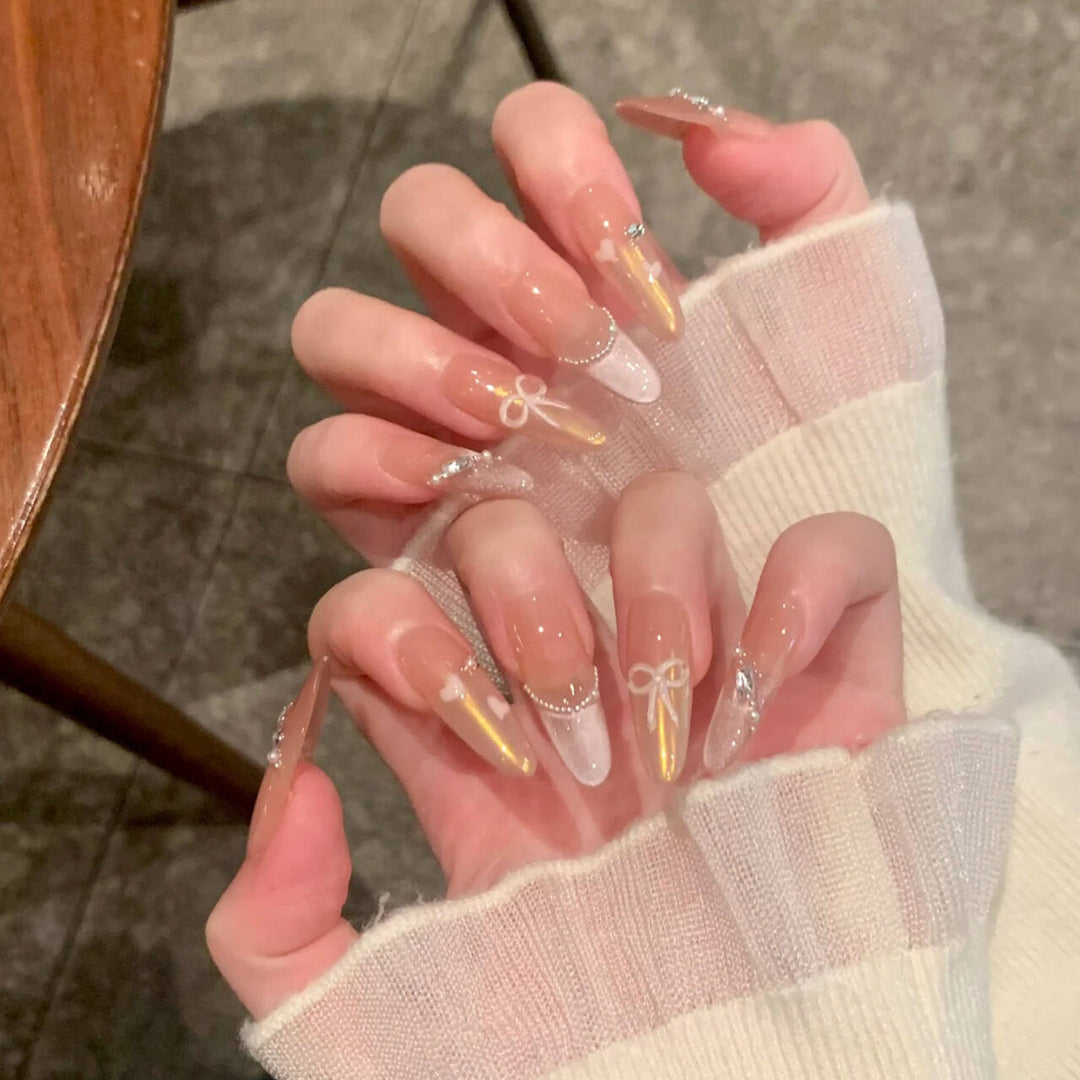 Whimsical Character-Designed Press-On Nail Art Kalsten