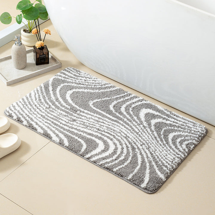 Soft Wave Pattern Bath Mat Kalsten
