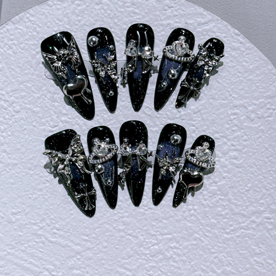 Premium Gothic Decorative Nail Art Set