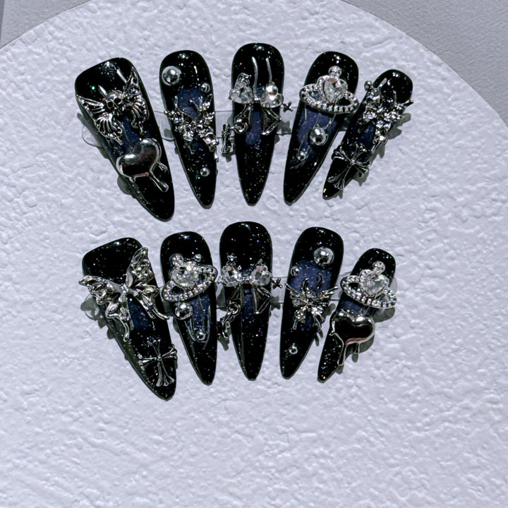 Premium Gothic Decorative Nail Art Set
