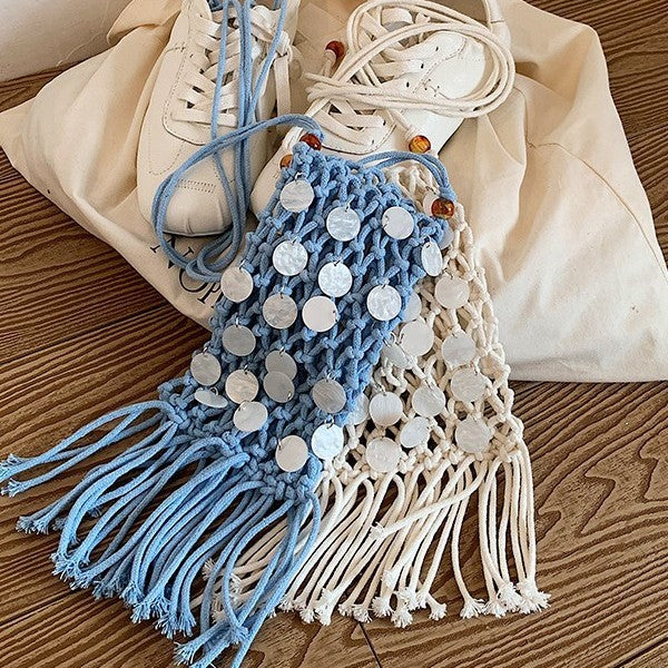 Bohemian Macrame Mini Bag