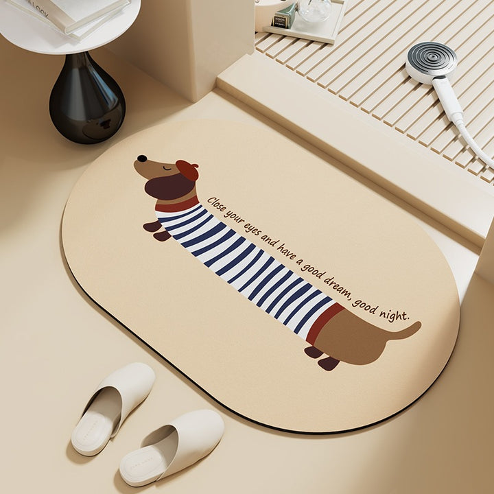 Decorative Bathroom Mat Kalsten
