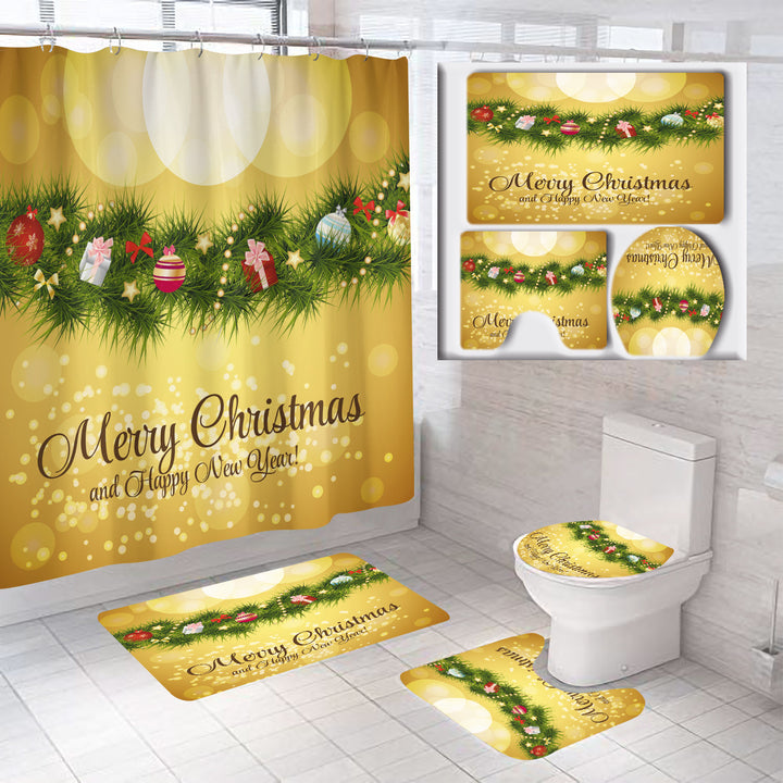 Christmas Themed Bathroom Set Kalsten