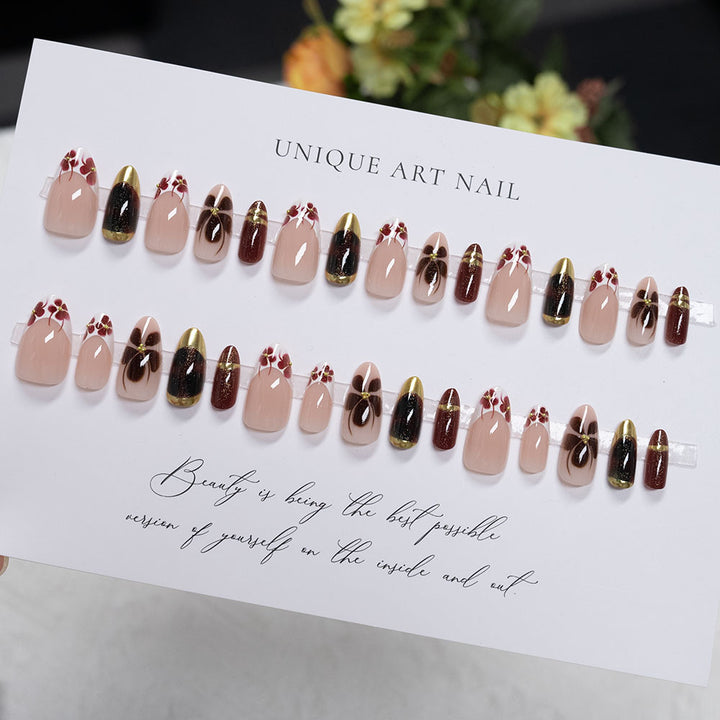 Decorative Artistic Press-On Nail Set