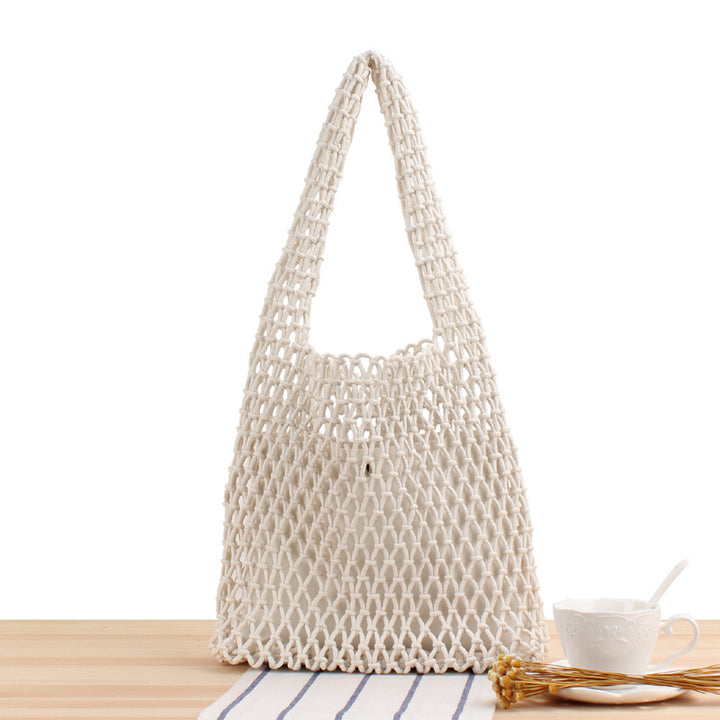 Net bag made of handcrafted natural material Kalsten