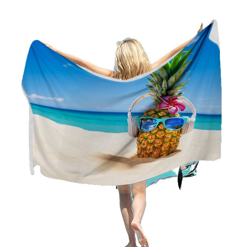 Beach towel with creative surf motif Kalsten