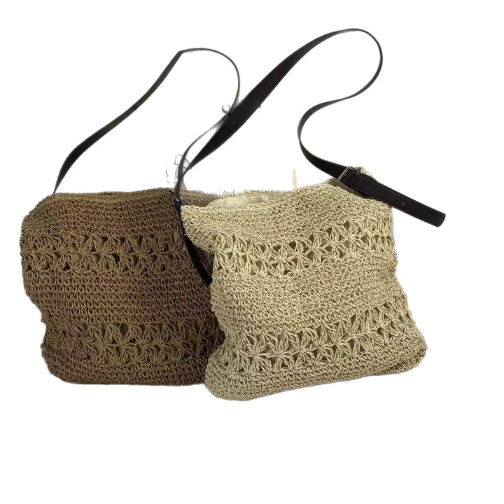 Woven Material Handbag with Adjustable Shoulder Strap Kalsten