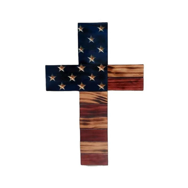 Inspirational Wooden Wall Cross