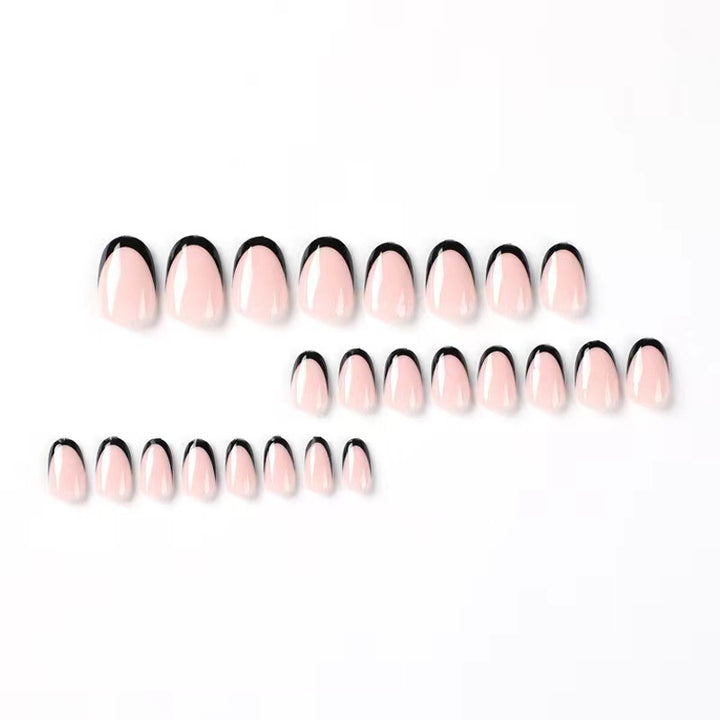 Acrylic nail set with elegant French tips and exciting ombre design Kalsten