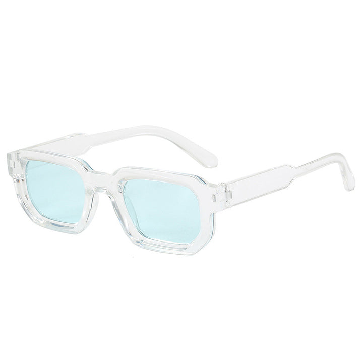 Women's fashionable square sunglasses with clear frame Kalsten