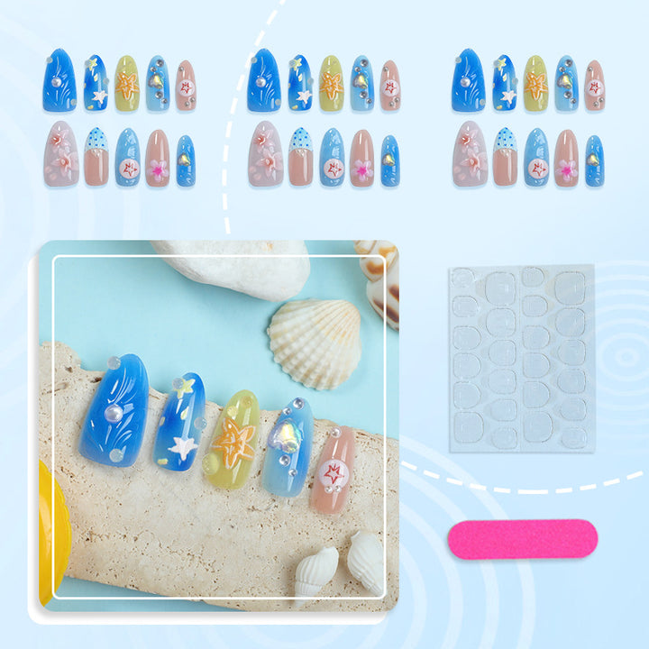 Creative Decorative Press-On Nail Set 1790738810