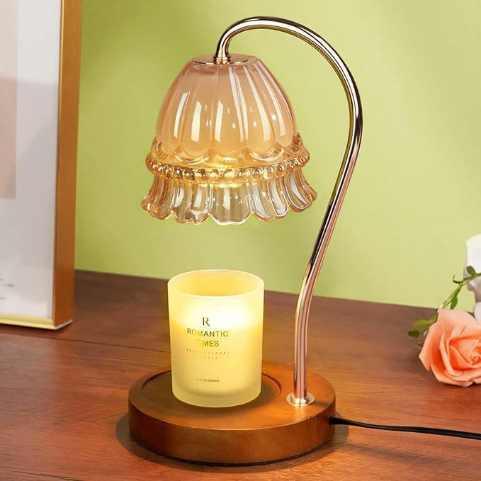 Vintage-Inspired Glass Table Lamp