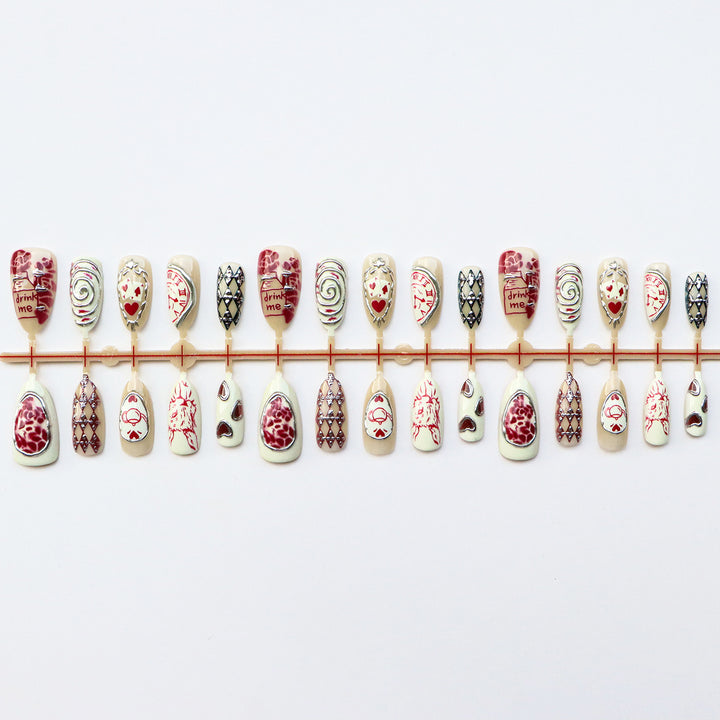 Decorative Press-On Nail Art Set