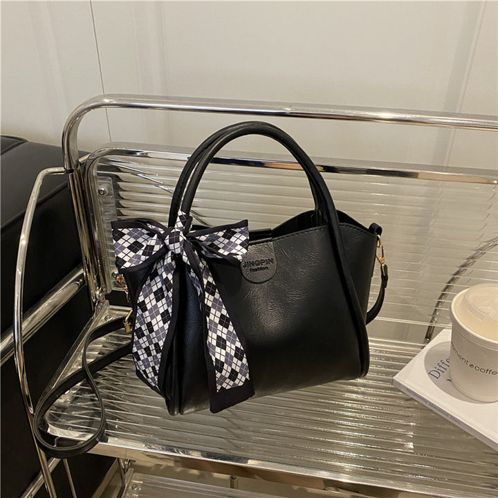 Elegant Bow Accent Handbag Kalsten