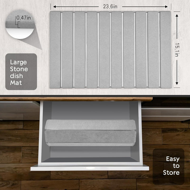 Kitchen Dish Drying Rack Mat Kalsten