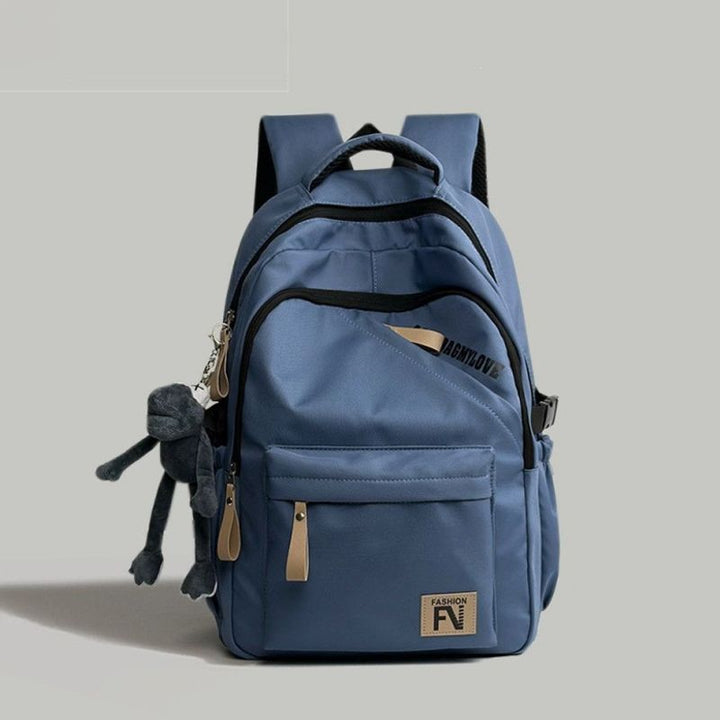 Versatile Urban Backpack with Cute Keychain Kalsten
