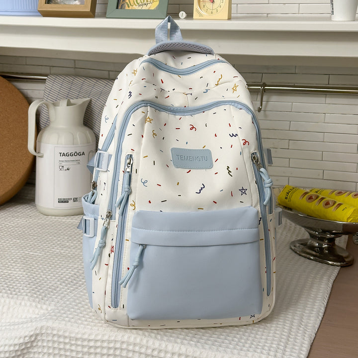 Trendy Decorative Patterned Backpack Kalsten