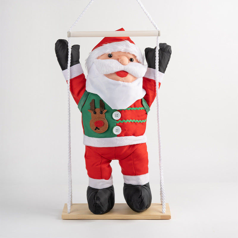 Decorative Santa Claus figure with movable arms