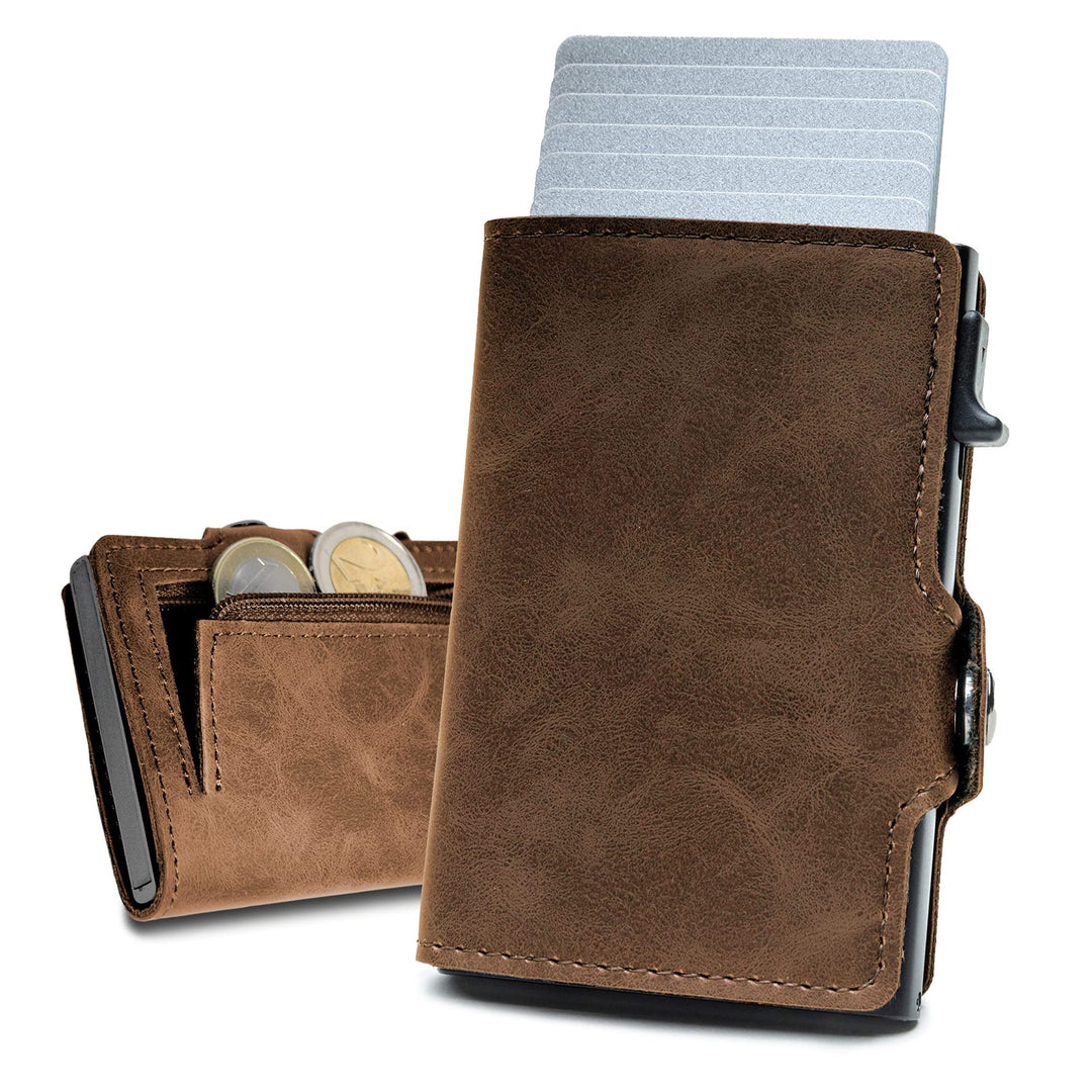 RFID-Blocking Multi-Functional Leather Wallet Kalsten