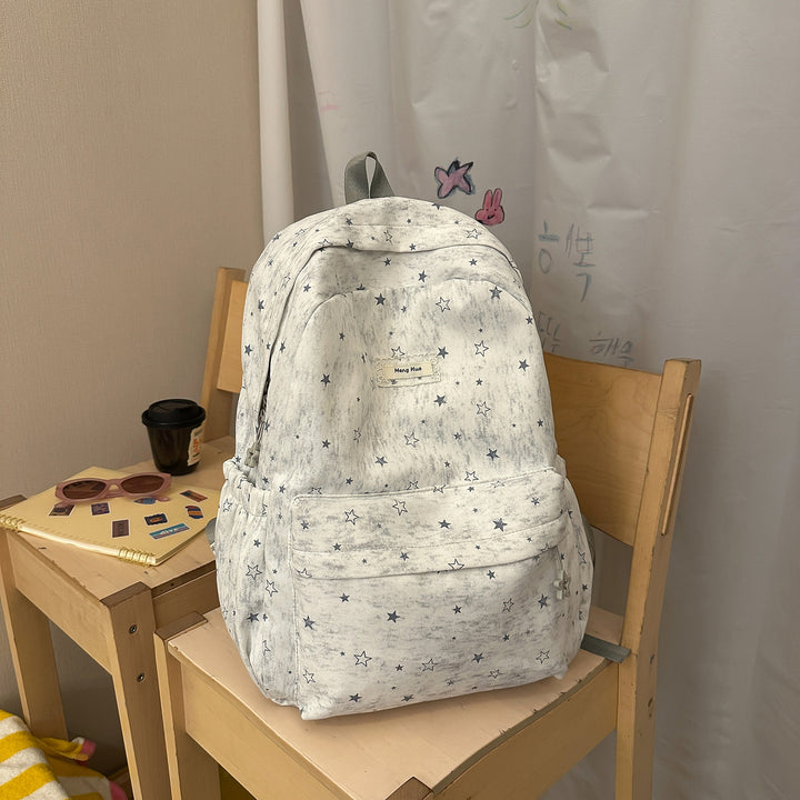 Star-Patterned Casual Backpack Kalsten