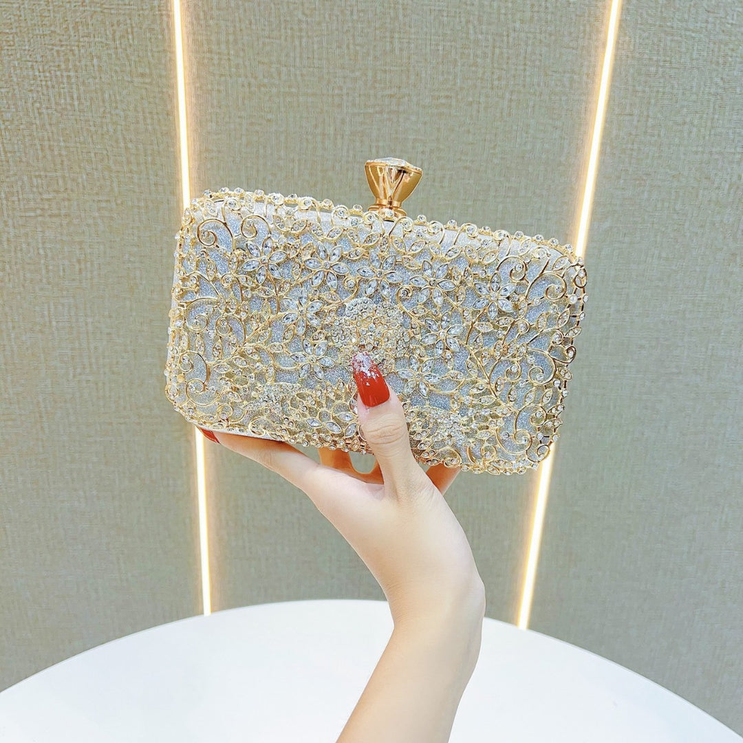 Ornate Embellished Evening Clutch