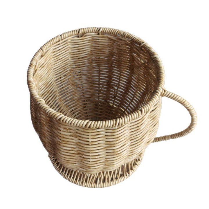 Handcrafted Natural Wicker Planter Kalsten