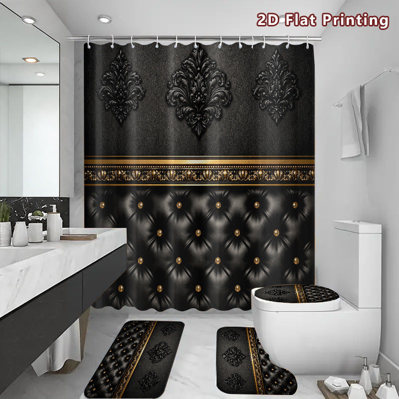 Luxurious Vintage Style Shower Curtain Set Kalsten