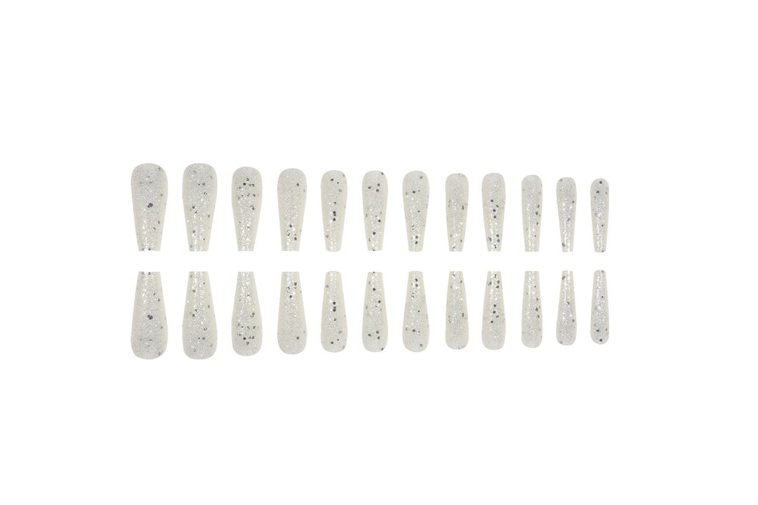 Decorative Glittery Long Press-On Nails Kalsten