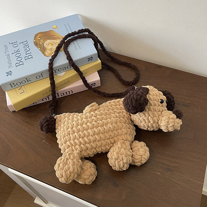 Creative Plush Animal Crossbody Bag