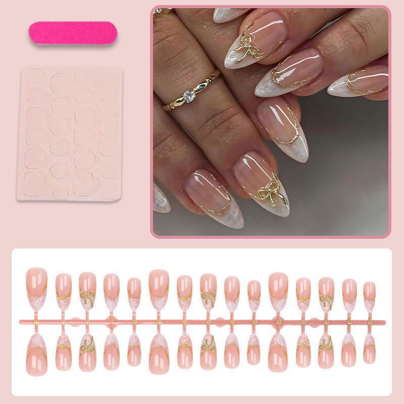 Acrylic nail set with luxurious tips and glamorous accents Kalsten
