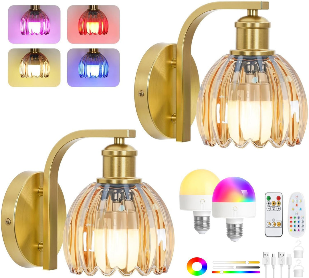 Color-Changing LED Wall Sconce