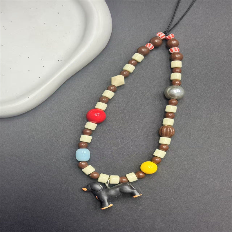 Beaded Animal Charm Necklace Kalsten