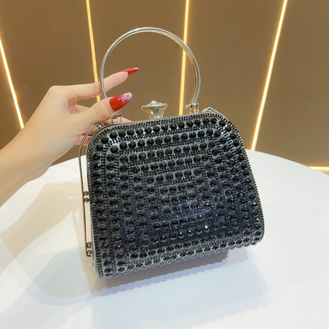 Elegant Handheld Rhinestone Evening Purse