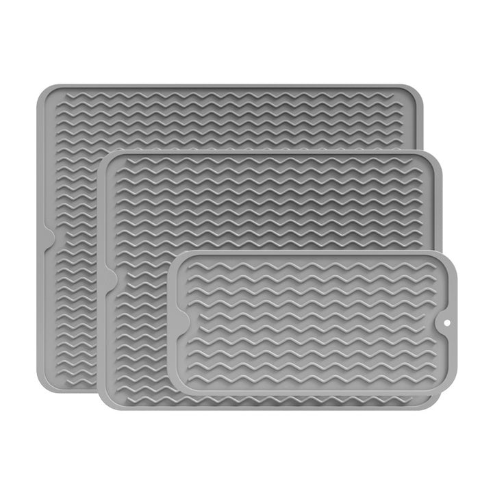 Versatile Non-Slip Multi-Size Kitchen Drying Mat Set Kalsten