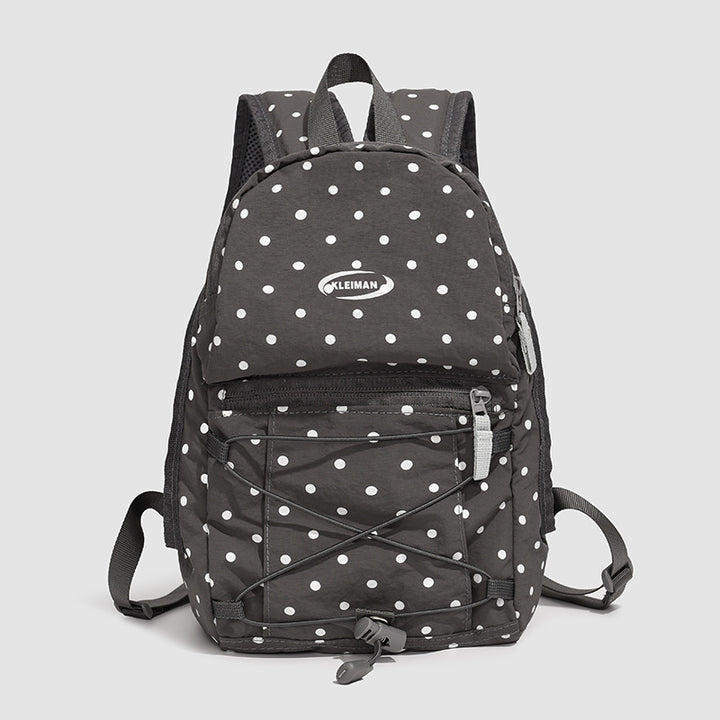 Trendy Polka Dot Casual Backpack Kalsten