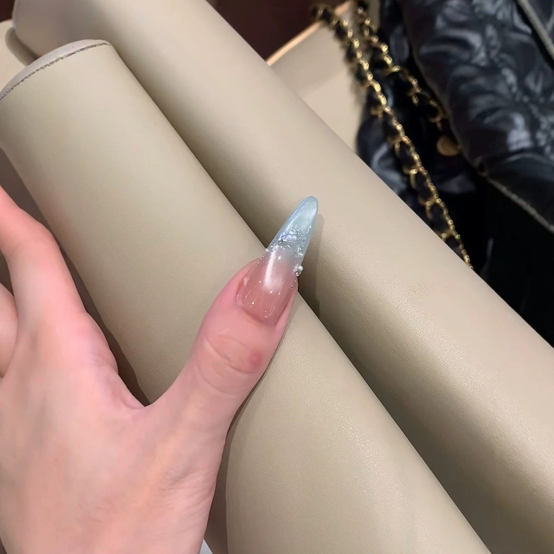 Artistic Ombre Stiletto Nail Extensions