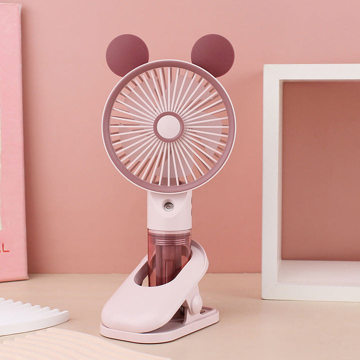 Women Portable Mini Fan with Spray Function Kalsten