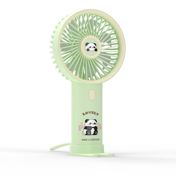 Women Portable Handheld Fan with Cute Panda Design Kalsten