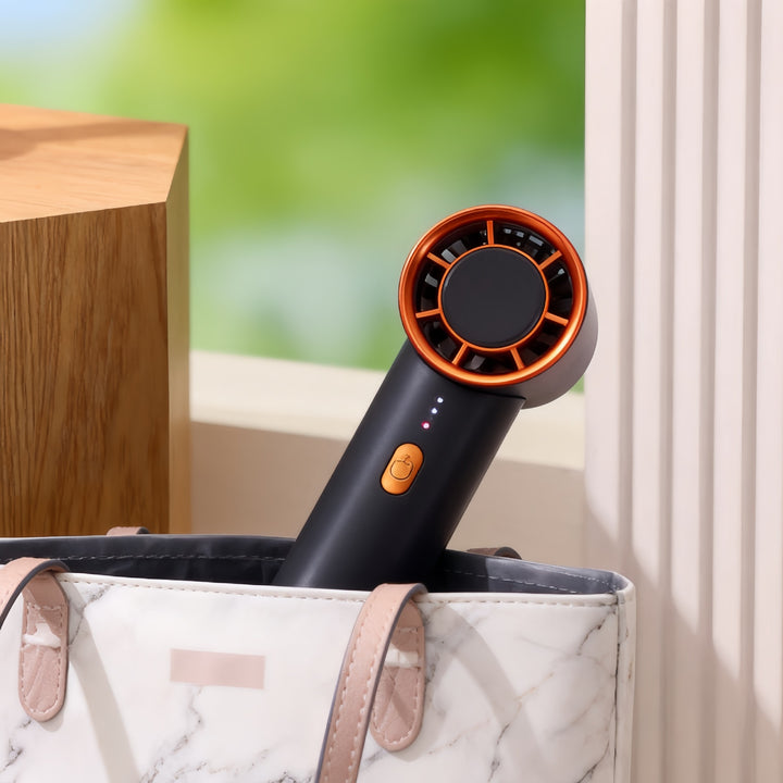 Women's Portable Handheld Fan with USB Charging Function and Flexible Design Kalsten