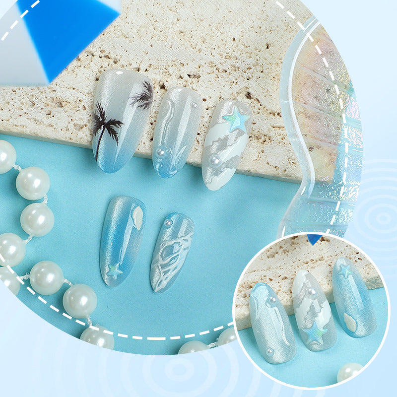 Coastal Paradise Press-On Nail Art Kalsten